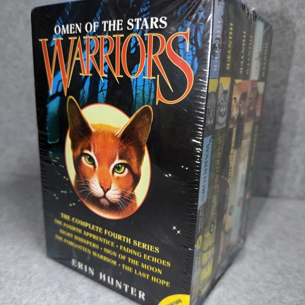 Complete Set Series - Lot of 6 Warriors: Omen of the Stars books by Erin Hunter